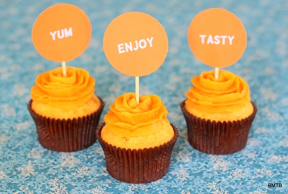 Orange Cupcakes by Baking Makes Things Better - so yum!