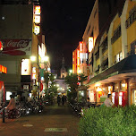 downtown fukuoka in Fukuoka, Japan 