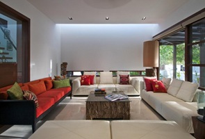 Decoracion de salon al estilo Indu
