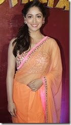 Actress Yami Gautham Hot Photos in Orange Saree