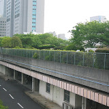 The above ground park at the Shibaura Water Reclamation Center