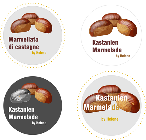Etikette_Kastanienmarmelade_2013. Etikette_Kastanienmarmelade_2013.