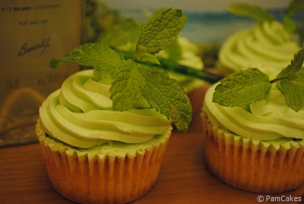 Cupcakes de mojito