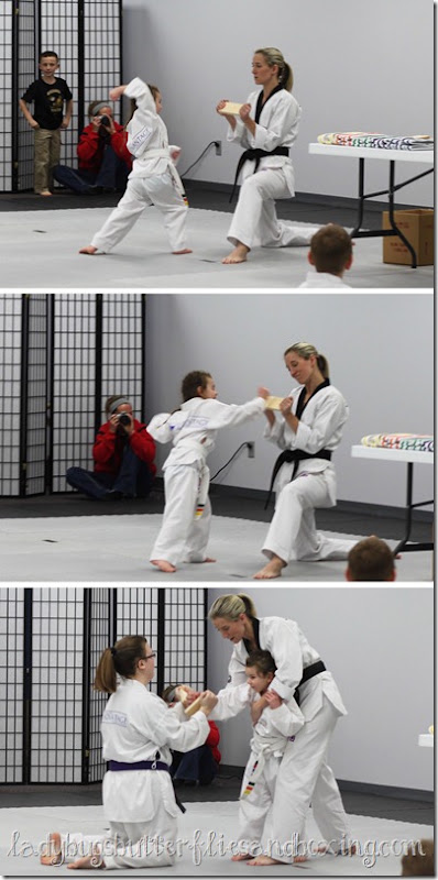 little ninja breaking board little-ninja-yellow-belt-promotion