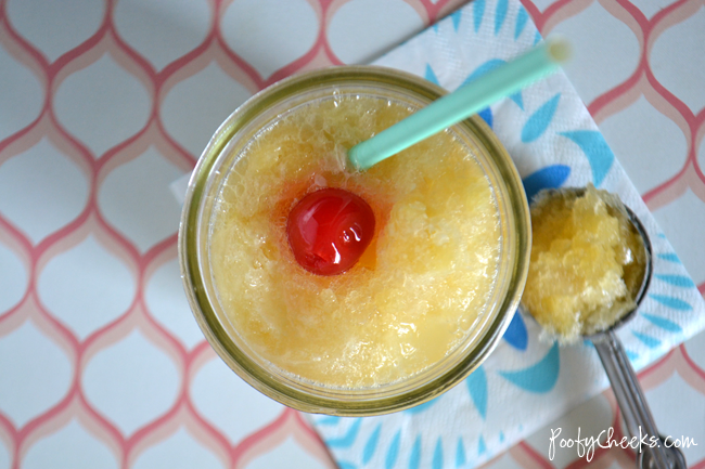 Whiskey Slush Recipe - The perfect summertime drink and you don't need a blender!