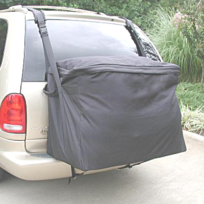 Auto Luggage Carrier on Cargo Saddlebag Aka Car Back Carrier  Fits On Any Car With Luggage