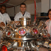 Students with laser