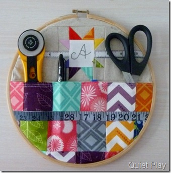 Embroidery Hoop Sewing Caddy