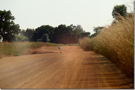 Senegalese road signal for Big Hole In Road