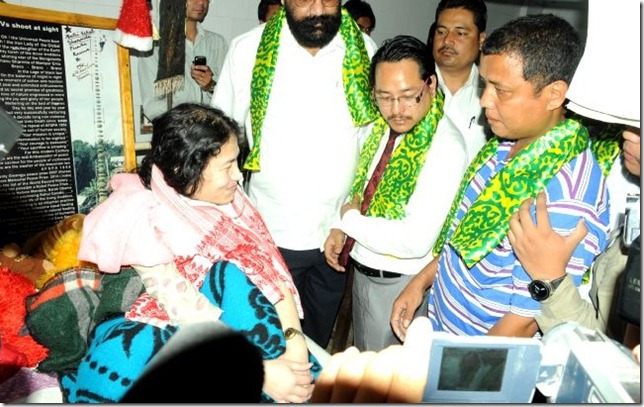 NESO leaders meet Irom Sharmila