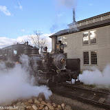 Locomotiva a vapor - Greenfield Village - Detroit, Michigan, EUA