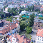 Another view from the top of a Wroclaw church tower