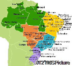 peta Brasil peta Brasil
