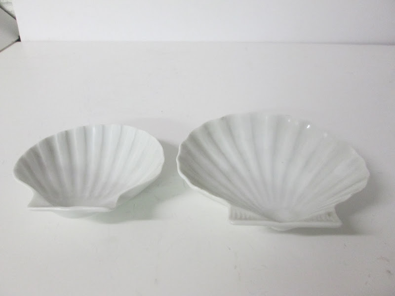 Limoge Shell Dish Pair