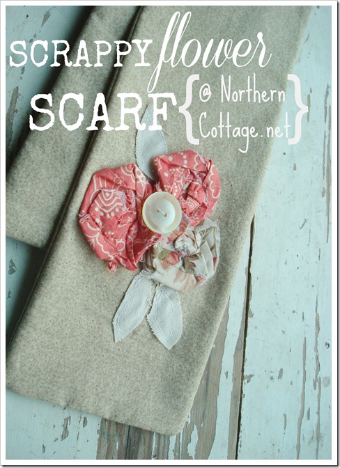 a pretty scrappy scarf @ Northern Cottage.net a pretty scrappy scarf @ Northern Cottage.net