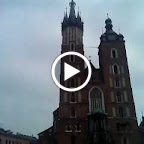 Krakow St. Mary's Church with hourly bugler.mp4
