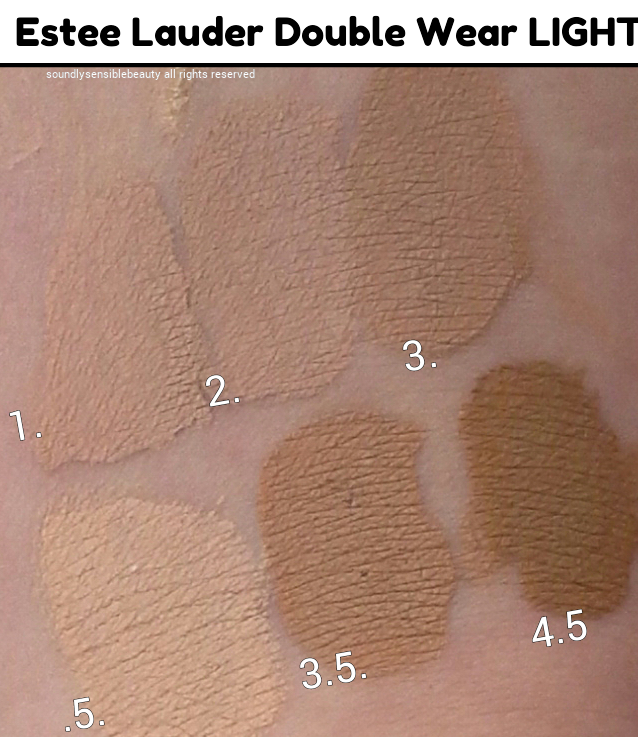 Estee Lauder Double Wear Light; Stay in Place Makeup! Liquid foundation  Swatches of Shade, Review Coming Soon!