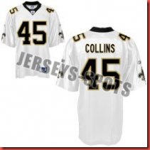 Jed Collins Men Jersey New Orleans Saints #45 White Authentic NFL Jersey
