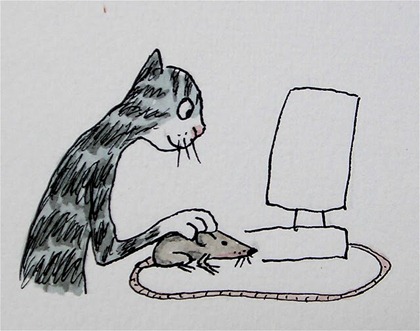 matticchio cat with mouse