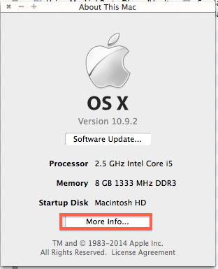 OS X  MOre Info