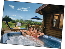 Relax in the Wonderful Private Hot Tub