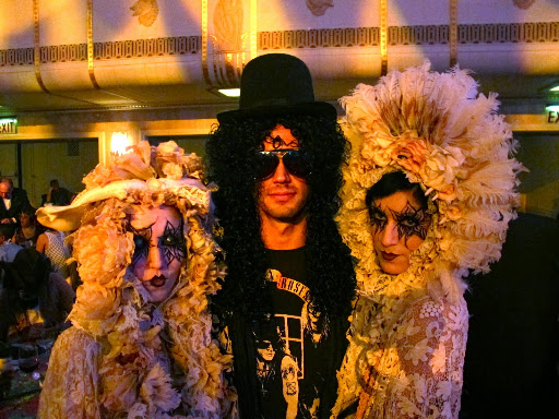 My Jared flanked by some serious costumes.