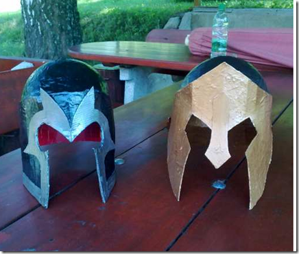 Todo Halloween: Hacer casco de espartano en papel maché