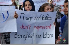 thugs and killers don't represent benghazi nor Islam
