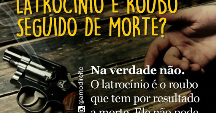 Artigo do latrocinio