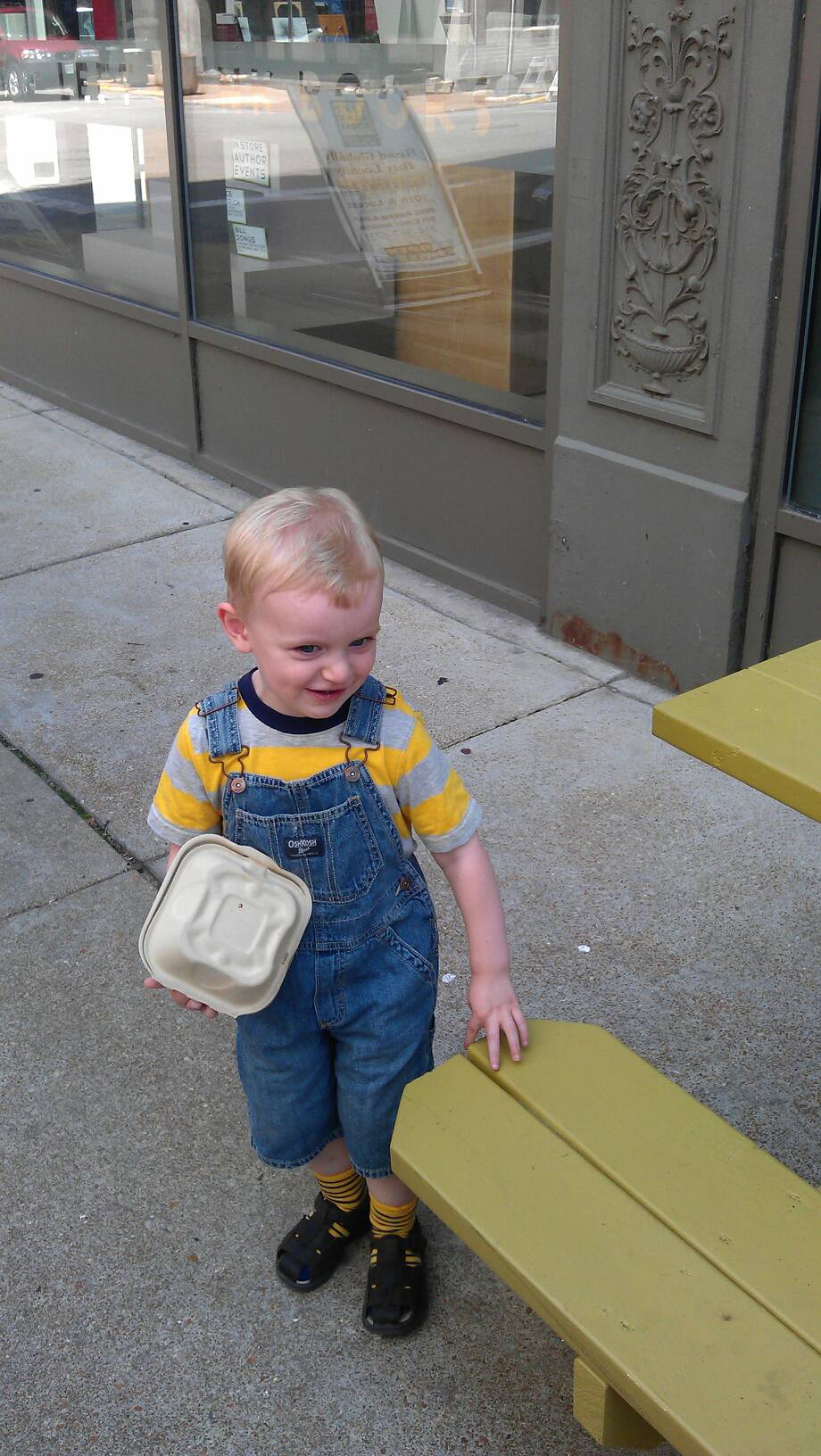 Andy said thank you for the nice presents aunt Jill and uncle Jeff