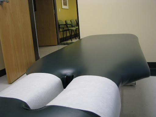 The clinic also houses a massage therapy room. (Photo by Kenrick Nobles)