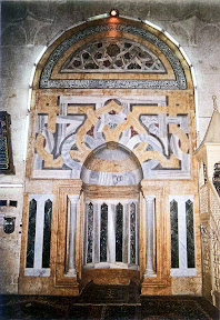 Mihrab of the Khanqah al-Farafra, 1237/38. Mihrab of the Khanqah al-Farafra, 1237/38.