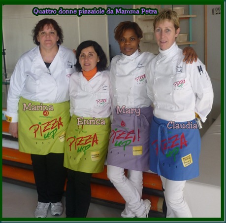 donne PIZZAIOLE mary valeriano enrica causa molino quaglia petra farina donne PIZZAIOLE mary valeriano enrica causa molino quaglia petra farina