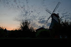 Sonnenuntergang an der Mühle von Rönn