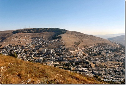 Mount Ebal and Shechem from Mount Gerizim, tb070507676