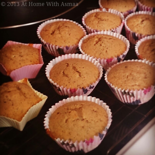black tea and honey cupcakes recipe | Halal Home Cooking