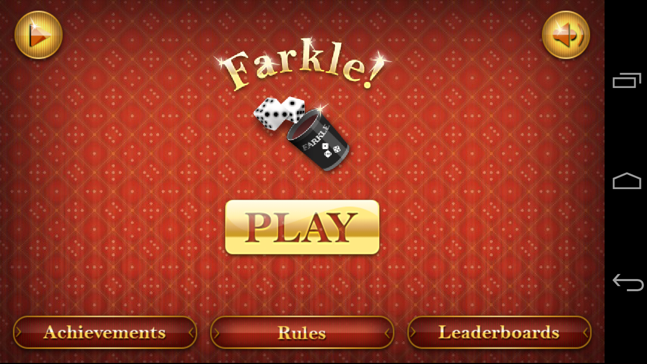 Android application Farkle - the best dice game screenshort