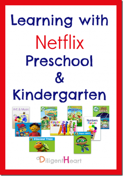 Learning with Netflix for Preschool and Kindergarten children. A great list for homeschool parents! Learning with Netflix for Preschool and Kindergarten children. A great list for homeschool parents!
