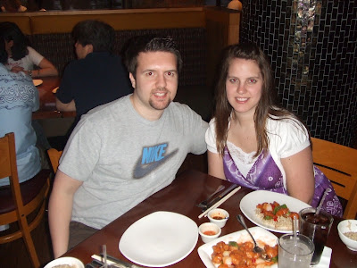 Cameron and Debbie at PF Changs in Anaheim