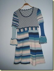 strikket kjole