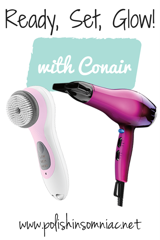 Ready, Set, Glow with Conair true glow™ Sonic Skincare Solution and The Infiniti Pro by Conair®  1875 Watt Salon Performance Motor Styling Tool