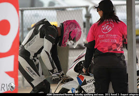 ASBK Queensland Raceway. Saturday qualifying and races.  2012 Round 3 - Support categories