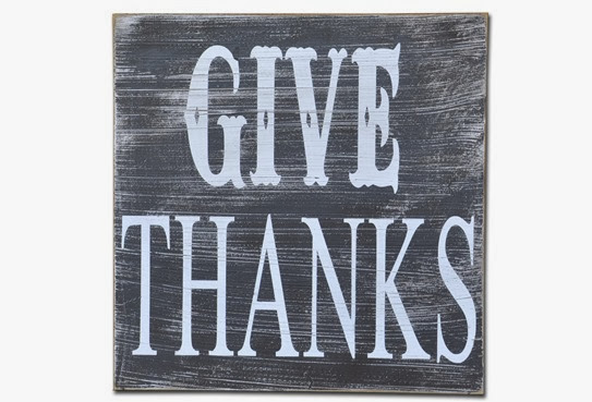 Give Thanks Plaque