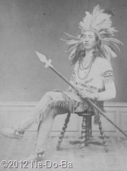 U-ta-wa-un in Paris with the American Circus c1867 (front & back) U-ta-wa-un in Paris with the American Circus c1867 (front & back)