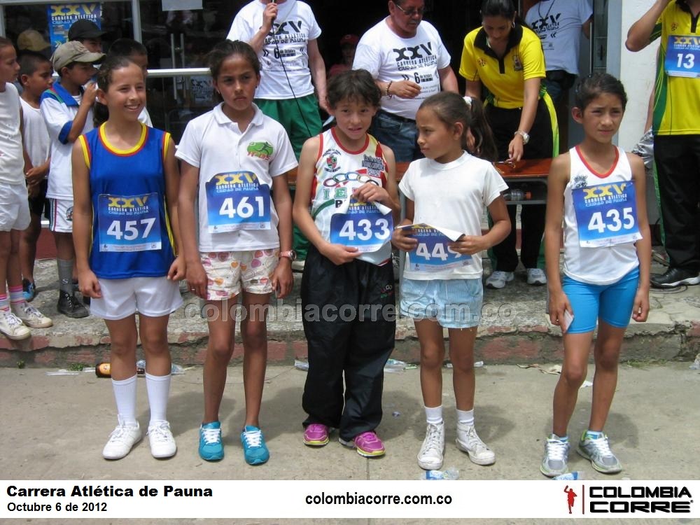carrera atletica Pauna 2012
