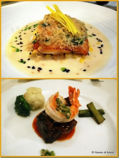 Perfect picture with ginger crusted onaga