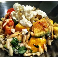 Grilled Zucchini Orzo