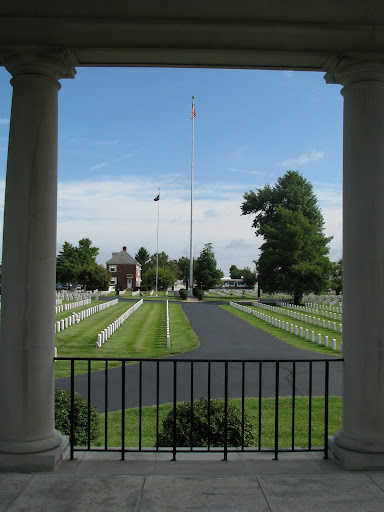 This is the south side of the US National Cemetery, located on Seminole and Glenstone. (Photo by: Brittni Bynum)