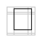 rectangle study 11, 2011, digital c-print (single edition), 40 x 40 in.