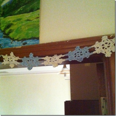 snowflake garland snowflake garland